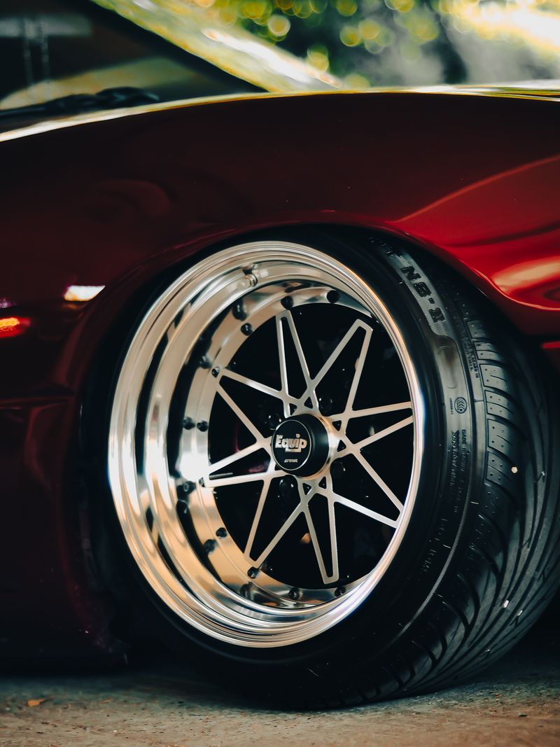 Red racing car